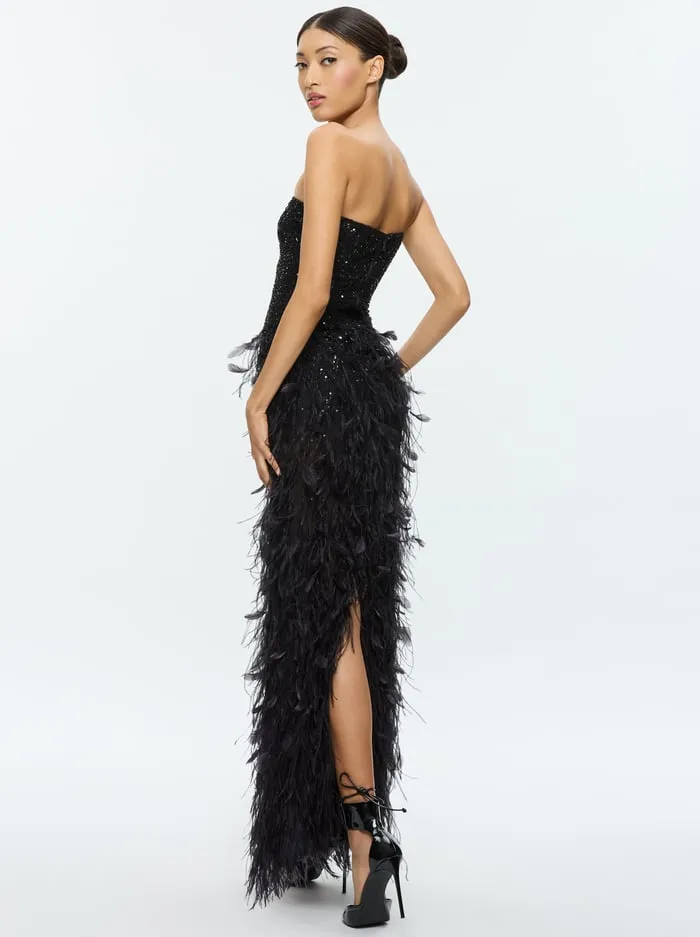 Dresses Women Alice Olivia Delora Maxi Dress Black