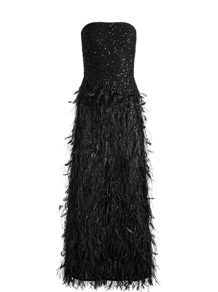 Dresses Women Alice Olivia Delora Maxi Dress Black