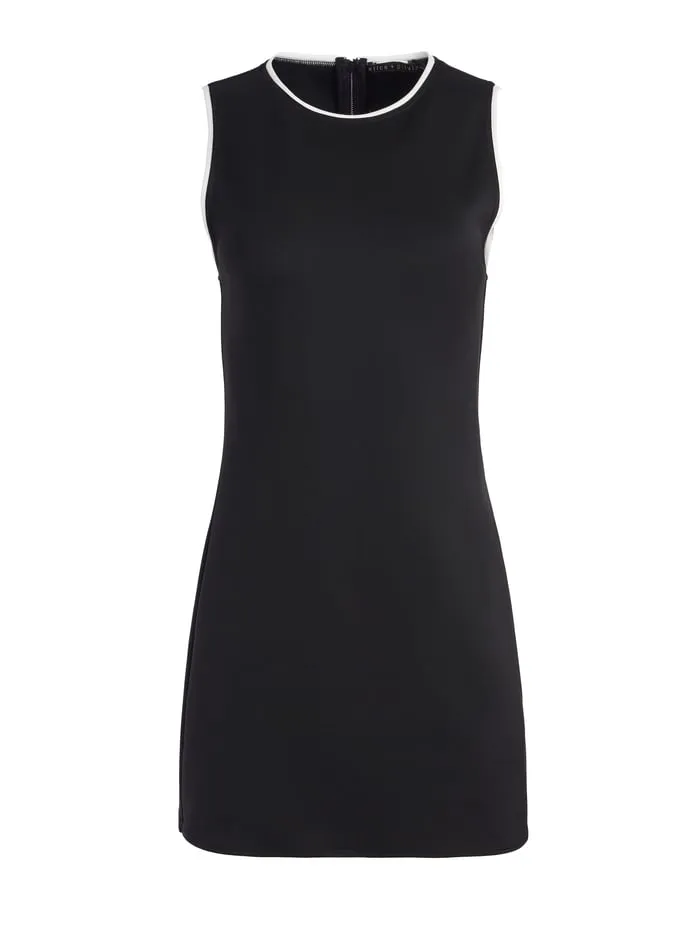 Dresses Women Alice Olivia Edris Sleeveless Mini Dress Blackoff White