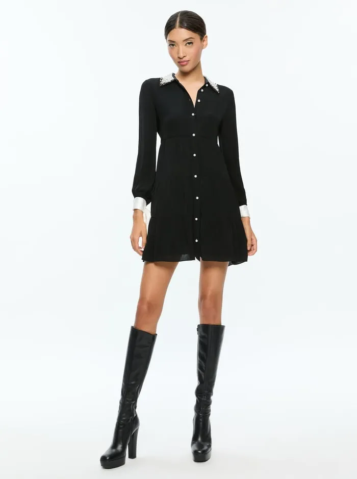 Dresses Women Alice Olivia Meeko Mini Dress Black