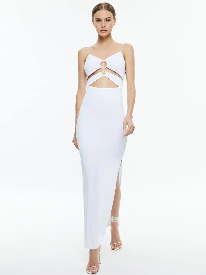 Dresses Women Alice Olivia Salem Strappy Maxi Dress Off White