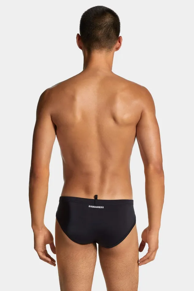 Dsquared2 Beachwear Logo Swim Brief Black 8211 Men