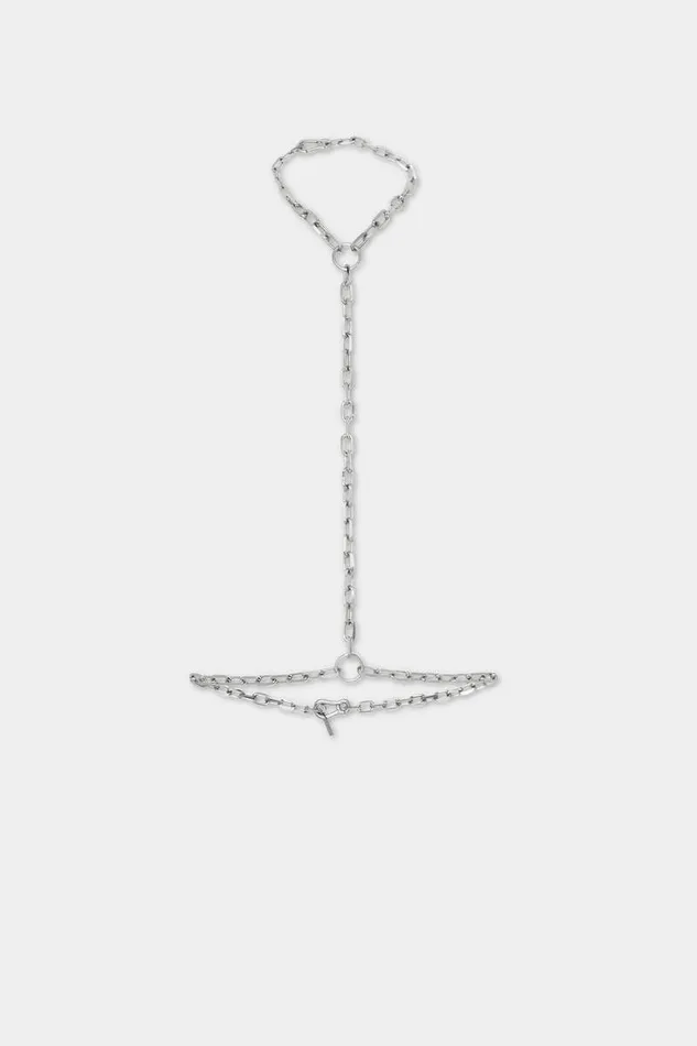 Dsquared2 Belts Chain Me Belt Harness Palladium 8211 MenWomen