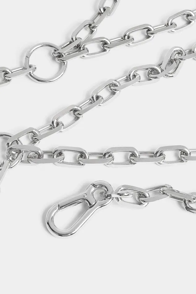 Dsquared2 Belts Chain Me Belt Harness Palladium 8211 MenWomen