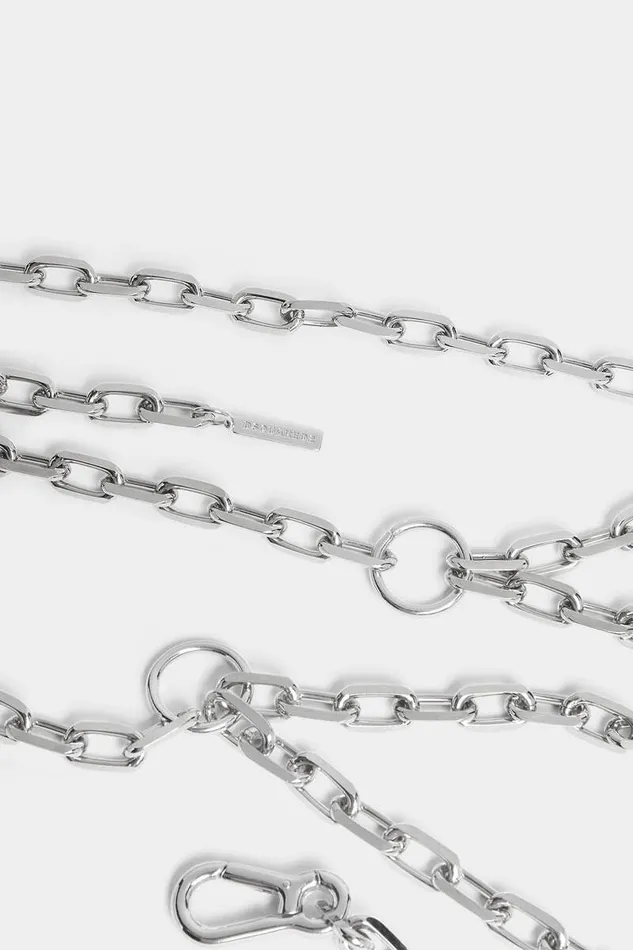 Dsquared2 Belts Chain Me Belt Harness Palladium 8211 MenWomen