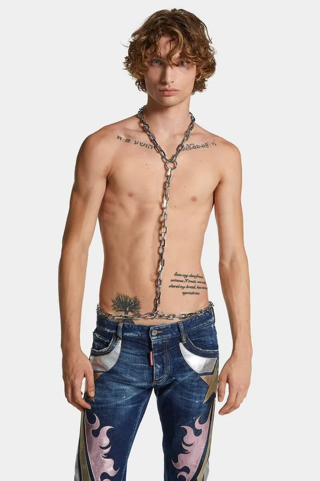 Dsquared2 Belts Chain Me Belt Harness Palladium 8211 MenWomen