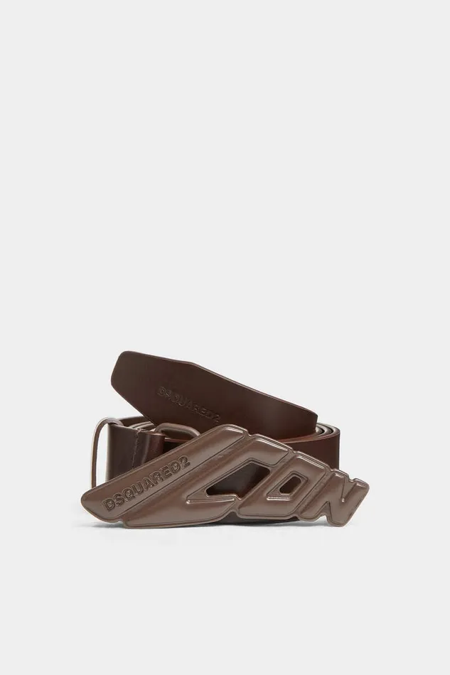 Dsquared2 Belts Icon New Generation Plaque Belt Chocolate 8211 Men