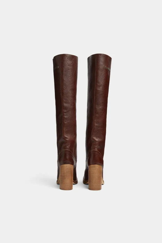 Dsquared2 Boots Canadian Girl Heeled Boots Brown 8211 Women