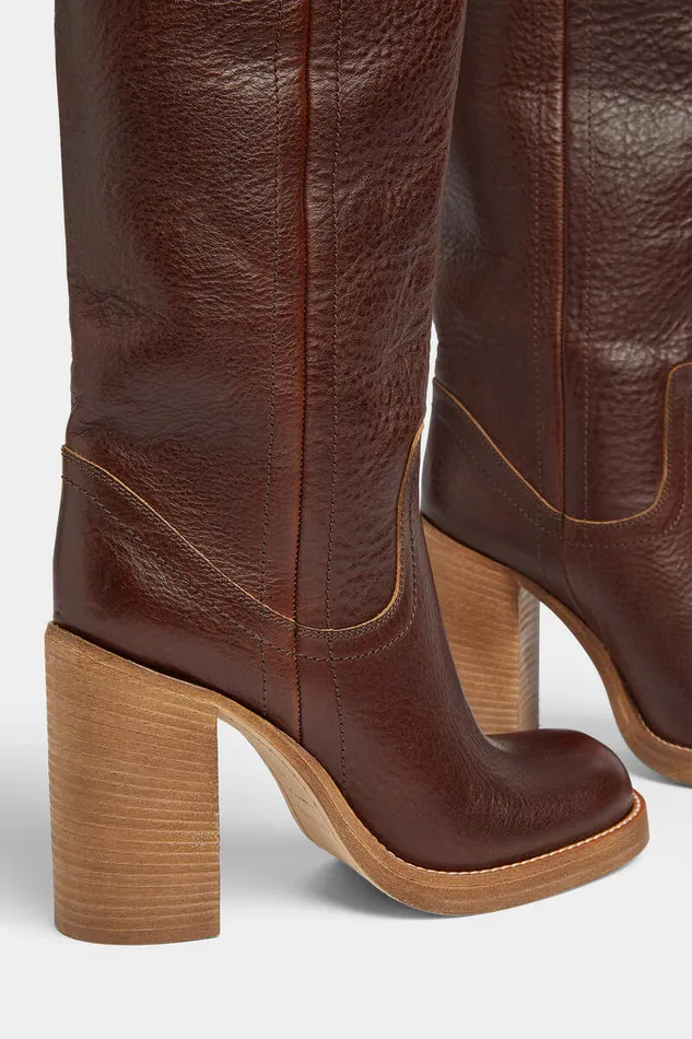 Dsquared2 Boots Canadian Girl Heeled Boots Brown 8211 Women