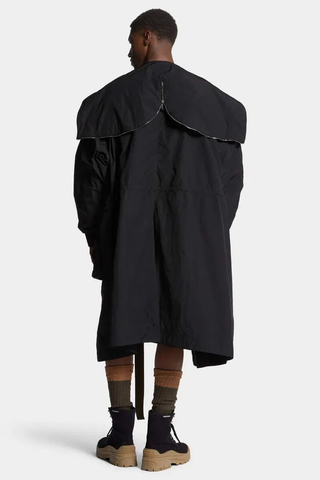 Dsquared2 Coats and Outerwear Superlight Oversized Super Big Parka Black 8211 Men