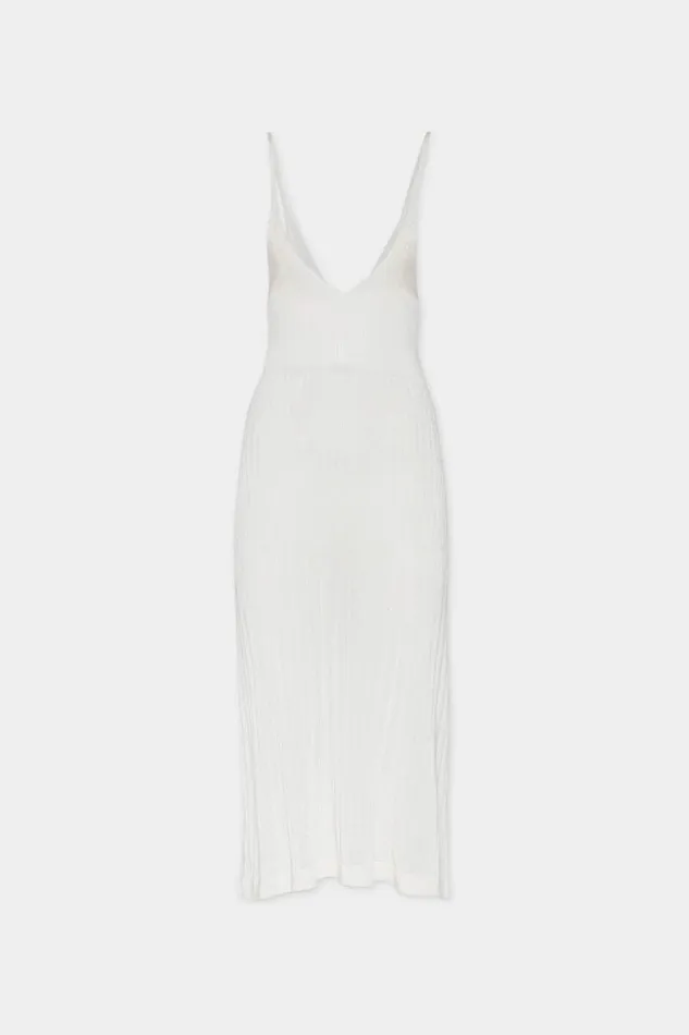 Dsquared2 Dresses and Jumpsuits Knit Dress Off White 8211 Women