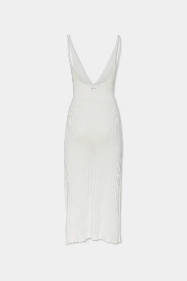 Dsquared2 Dresses and Jumpsuits Knit Dress Off White 8211 Women
