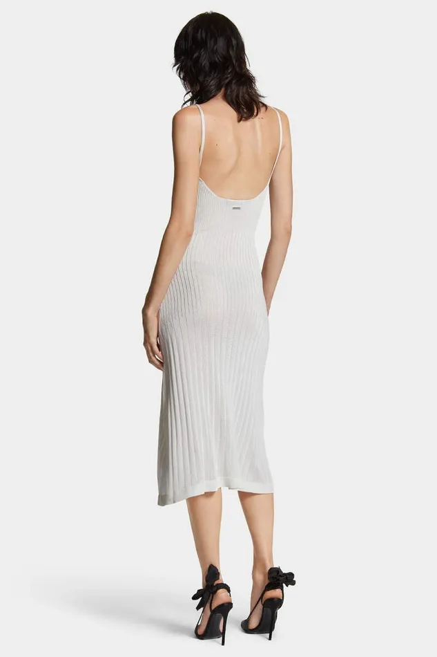 Dsquared2 Dresses and Jumpsuits Knit Dress Off White 8211 Women