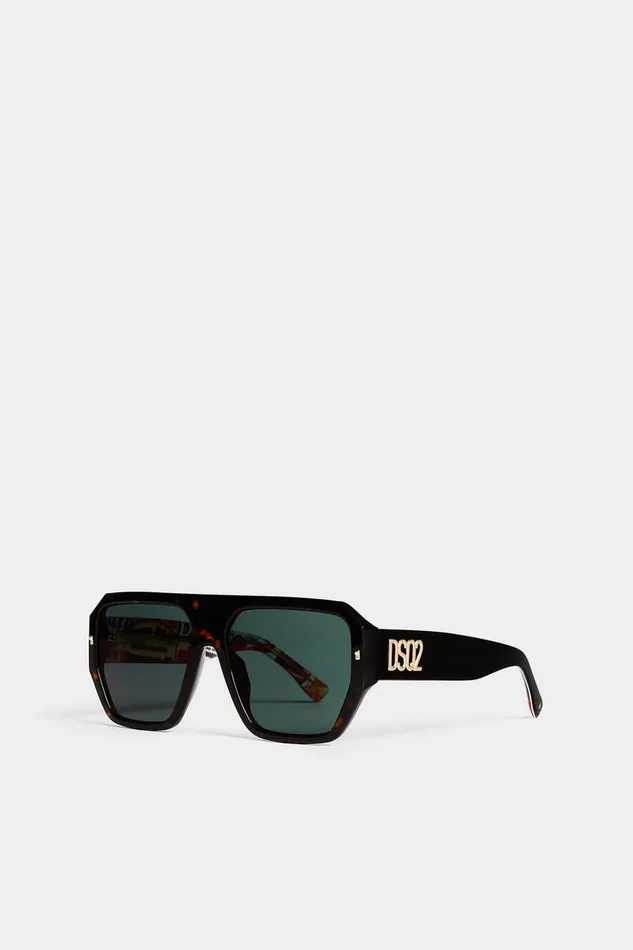 Dsquared2 Eyewear Hype Havana Pattern Sunglasses Brown 8211 MenWomen