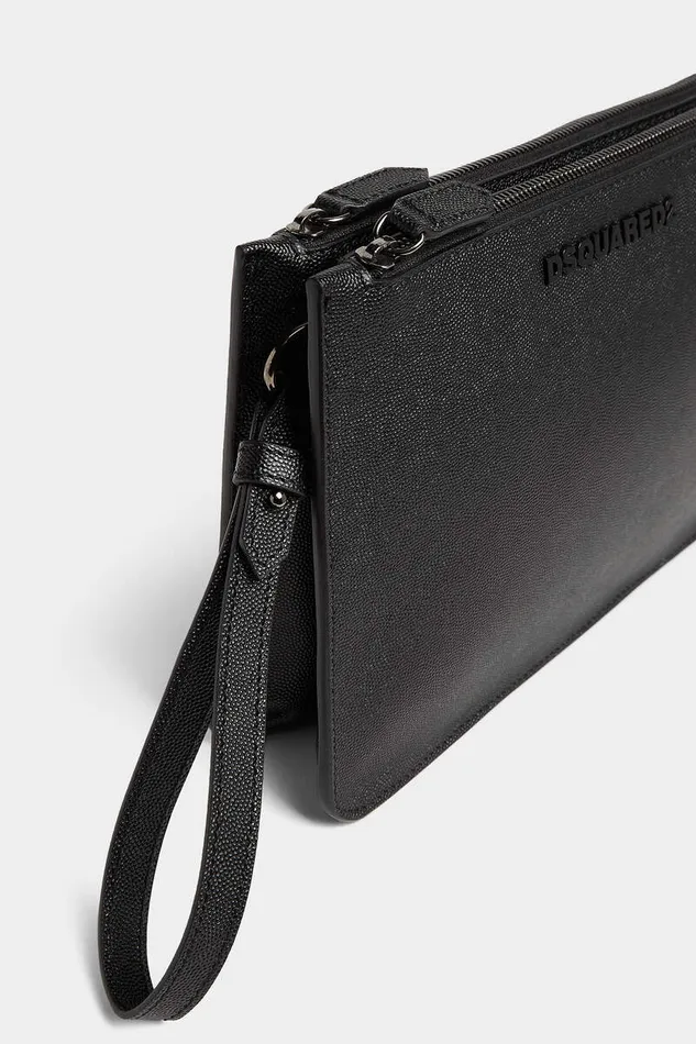 Dsquared2 Handbags Classic Evening Small Clutch Black 8211 Men