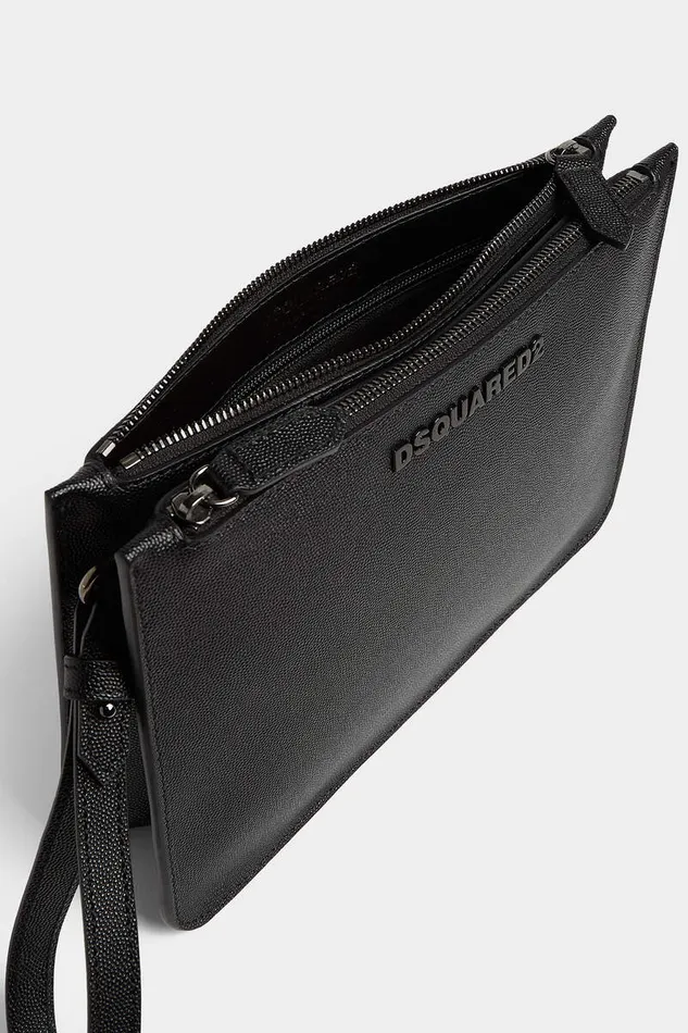 Dsquared2 Handbags Classic Evening Small Clutch Black 8211 Men