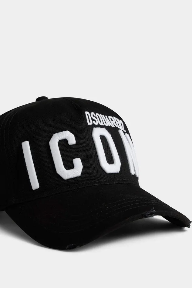 Dsquared2 Headwear Icon Baseball Cap Blackwhite 8211 MenWomen