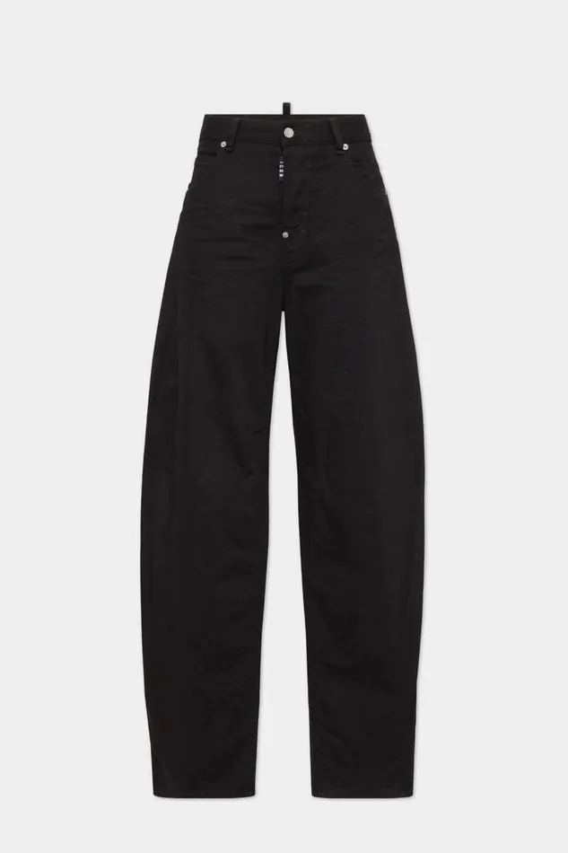 Dsquared2 Jeans Icon Black Bull Wash Slouchy Jean 8211 Women
