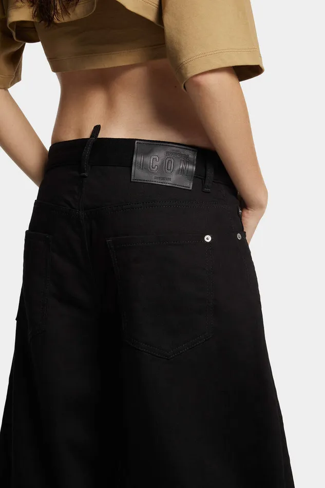 Dsquared2 Jeans Icon Black Bull Wash Slouchy Jean 8211 Women