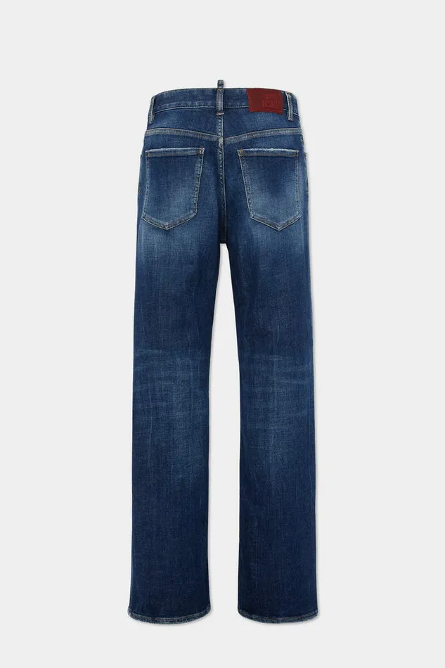 Dsquared2 Jeans Medium Easy Wash San Diego Jeans Navy 8211 Women