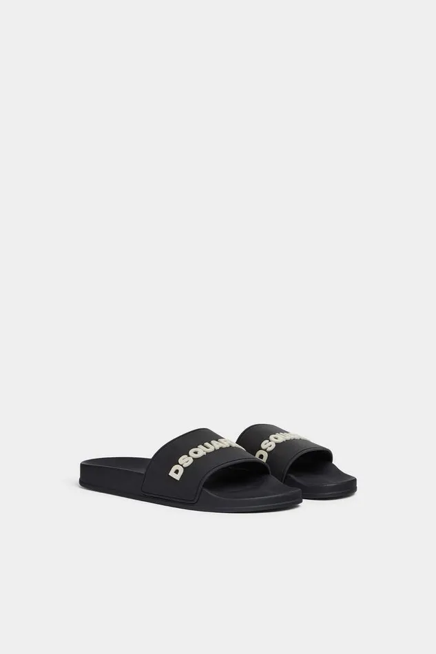 Dsquared2 Sandals and Slides Logo Slides Black 8211 Men