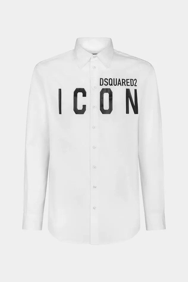 Dsquared2 Shirts Be Icon Drop Shirt White 8211 Men