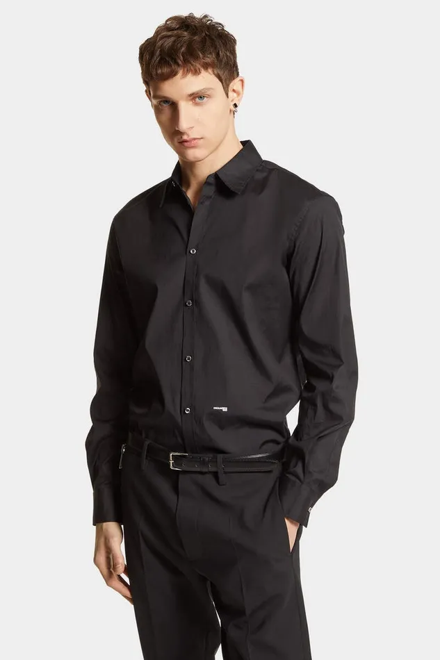 Dsquared2 Shirts Mini D2 Relaxed Shirt Black 8211 Men