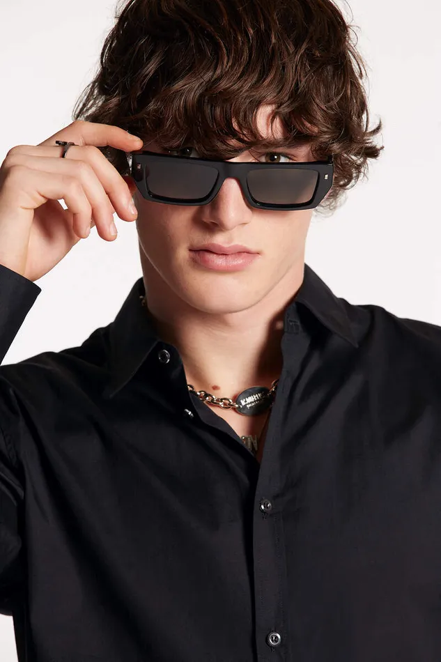 Dsquared2 Shirts Mini D2 Relaxed Shirt Black 8211 Men