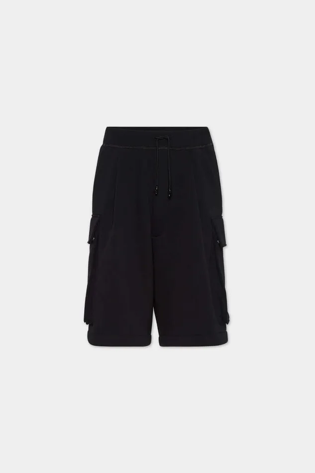 Dsquared2 Shorts Icon New Generation Balloon Cargo Shorts Black 8211 Men