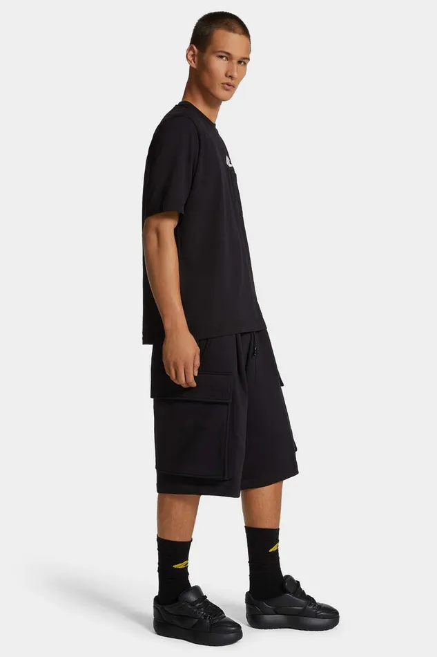 Dsquared2 Shorts Icon New Generation Balloon Cargo Shorts Black 8211 Men