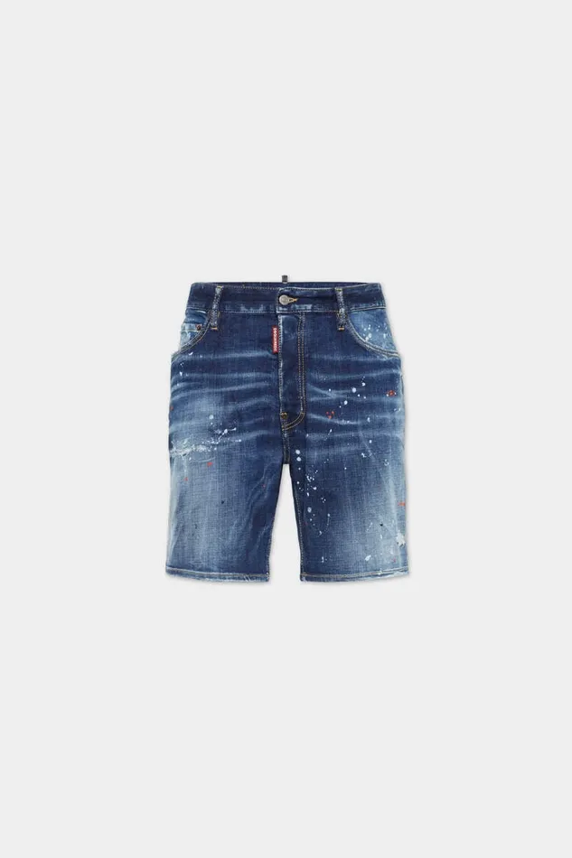Dsquared2 Shorts Medium Easy Wash Marine Shorts Navy 8211 Men