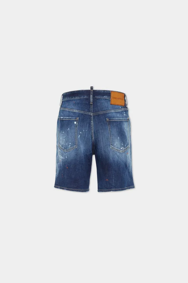 Dsquared2 Shorts Medium Easy Wash Marine Shorts Navy 8211 Men