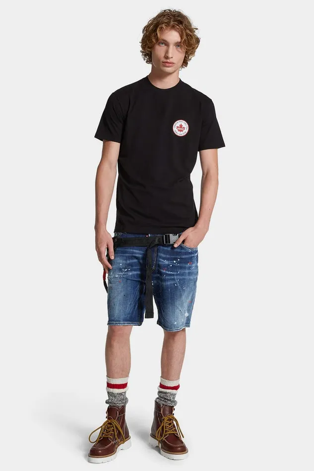 Dsquared2 Shorts Medium Easy Wash Marine Shorts Navy 8211 Men