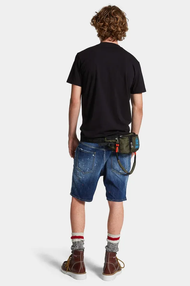 Dsquared2 Shorts Medium Easy Wash Marine Shorts Navy 8211 Men