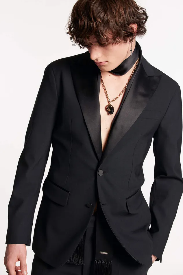Dsquared2 Suits and Blazer Miami Suit Black 8211 Men
