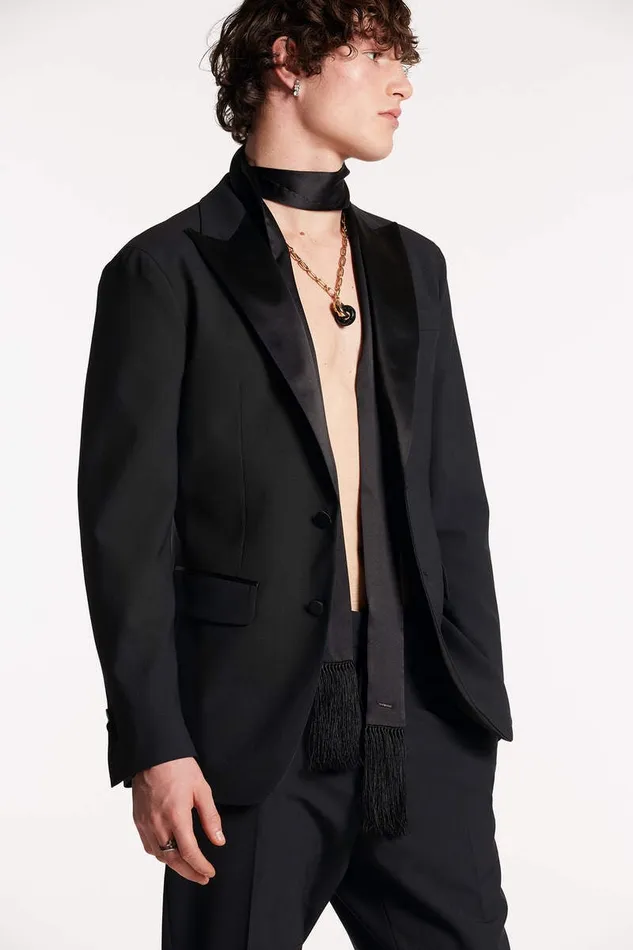 Dsquared2 Suits and Blazer Miami Suit Black 8211 Men