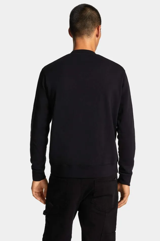 Dsquared2 Sweatshirts Cool Fit Milano Sweatshirt Black 8211 Men