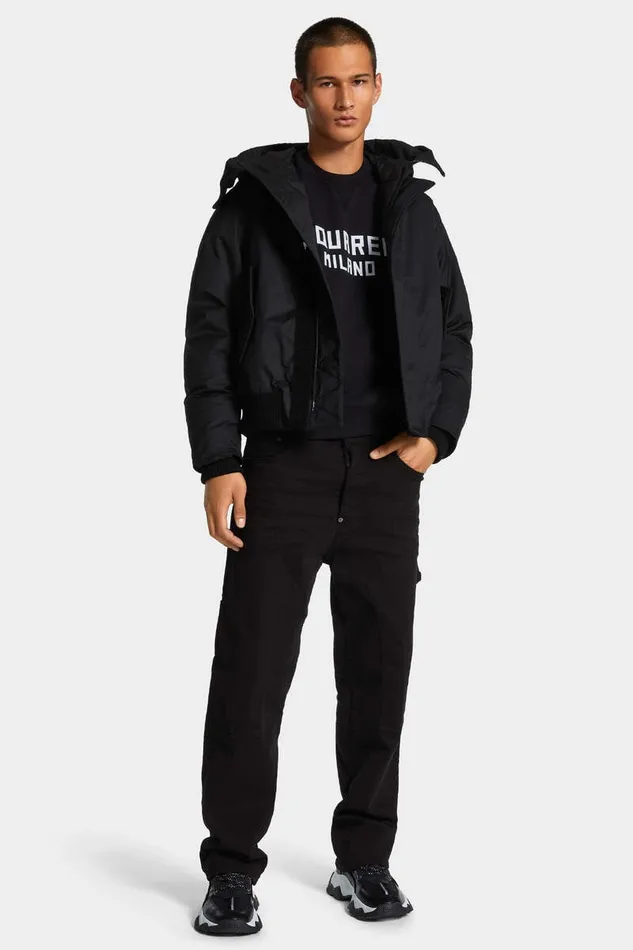 Dsquared2 Sweatshirts Cool Fit Milano Sweatshirt Black 8211 Men