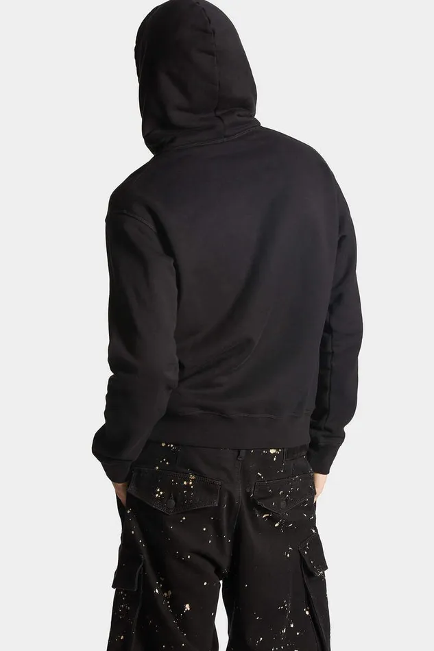 Dsquared2 Sweatshirts Icon Cool Fit Hoodie Black 8211 Men