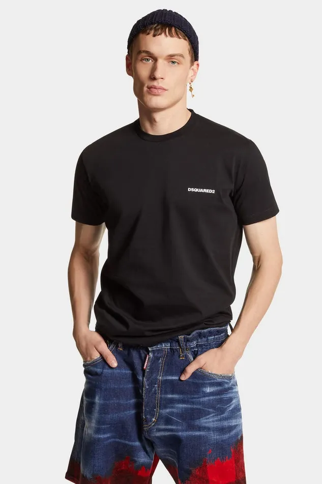 Dsquared2 TShirts and Polo Ceresio Map Cool Fit TShirt Black 8211 Men