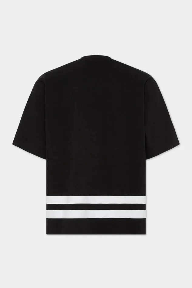 Dsquared2 TShirts and Polo Wash Football Fit Short Sleeve TShirt Black 8211 Men