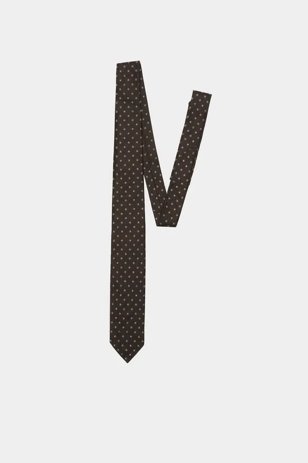 Dsquared2 Ties and Bow Ties D2 Classic Tie Browncream 8211 Men