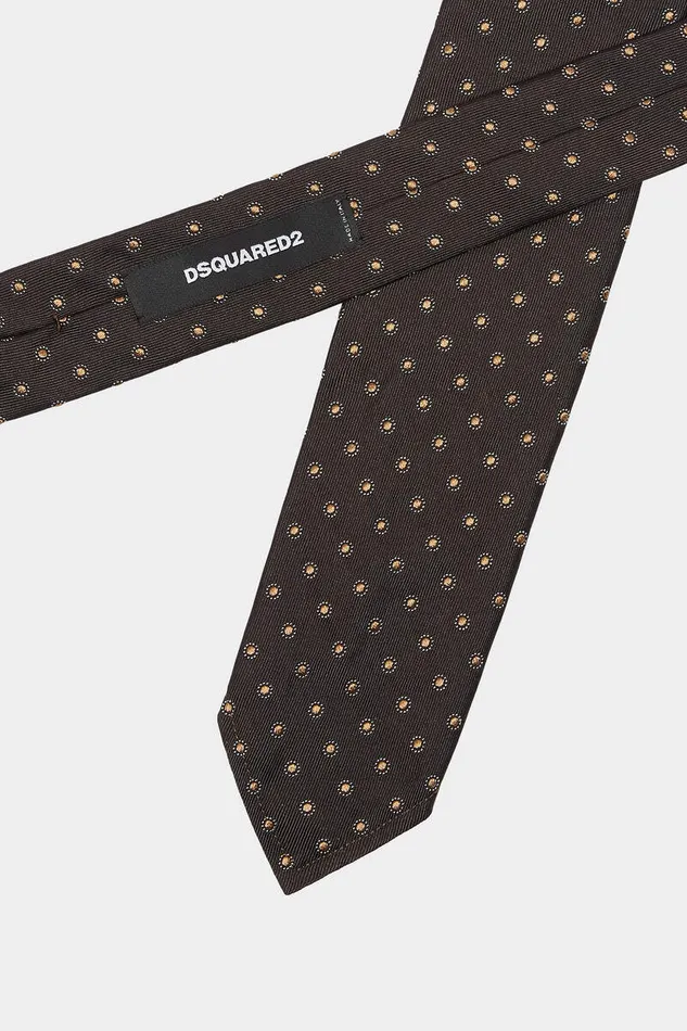 Dsquared2 Ties and Bow Ties D2 Classic Tie Browncream 8211 Men