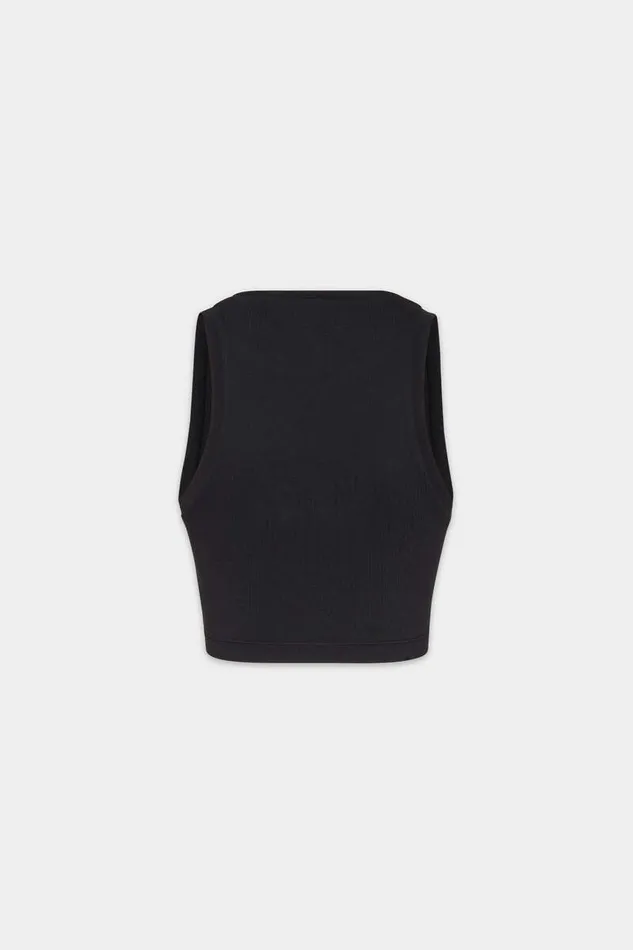 Dsquared2 Tops and TShirts Icon New Generation Tank Top Black 8211 Women