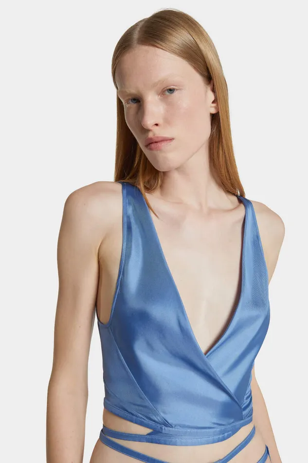 Dsquared2 Tops and TShirts Pijamarama Top Dusty Baby Blue 8211 Women