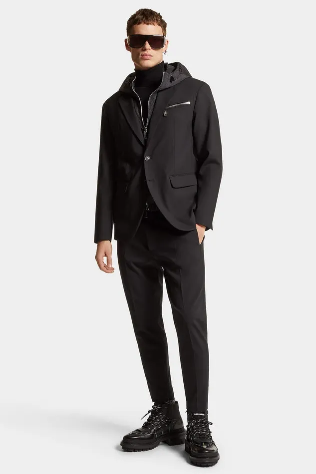 Dsquared2 Trousers D2 Headquarter Skinny Techno Pant Black 8211 Men