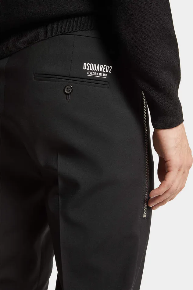 Dsquared2 Trousers D2 Headquarter Skinny Techno Pant Black 8211 Men