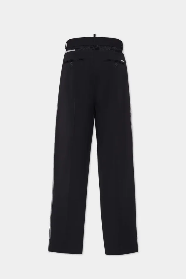 Dsquared2 Trousers SeeThrough Relaxed Pant Black 8211 Men