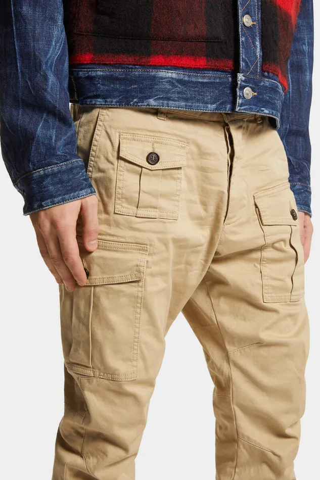 Dsquared2 Trousers Sexy Cargo Pant Stone 8211 Men
