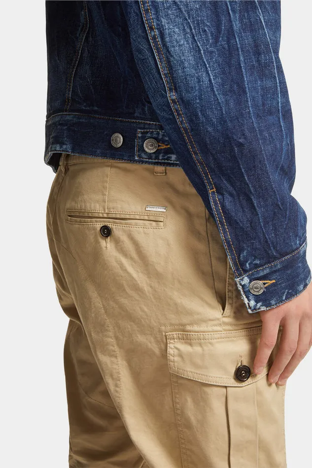 Dsquared2 Trousers Sexy Cargo Pant Stone 8211 Men